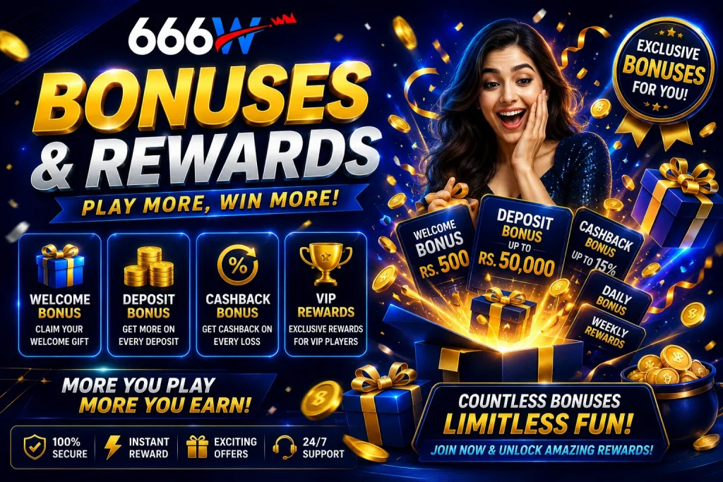 666w bonuses and reward